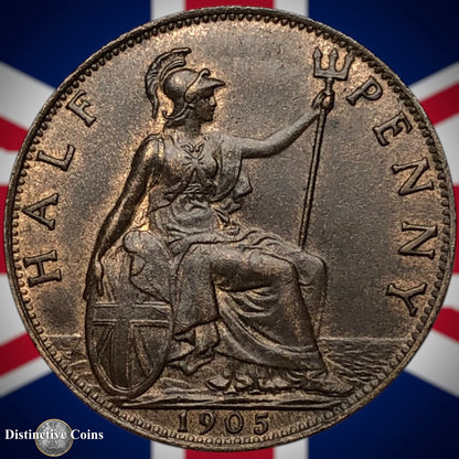 Great Britain 1905 Half Penny 1/2d GB5804