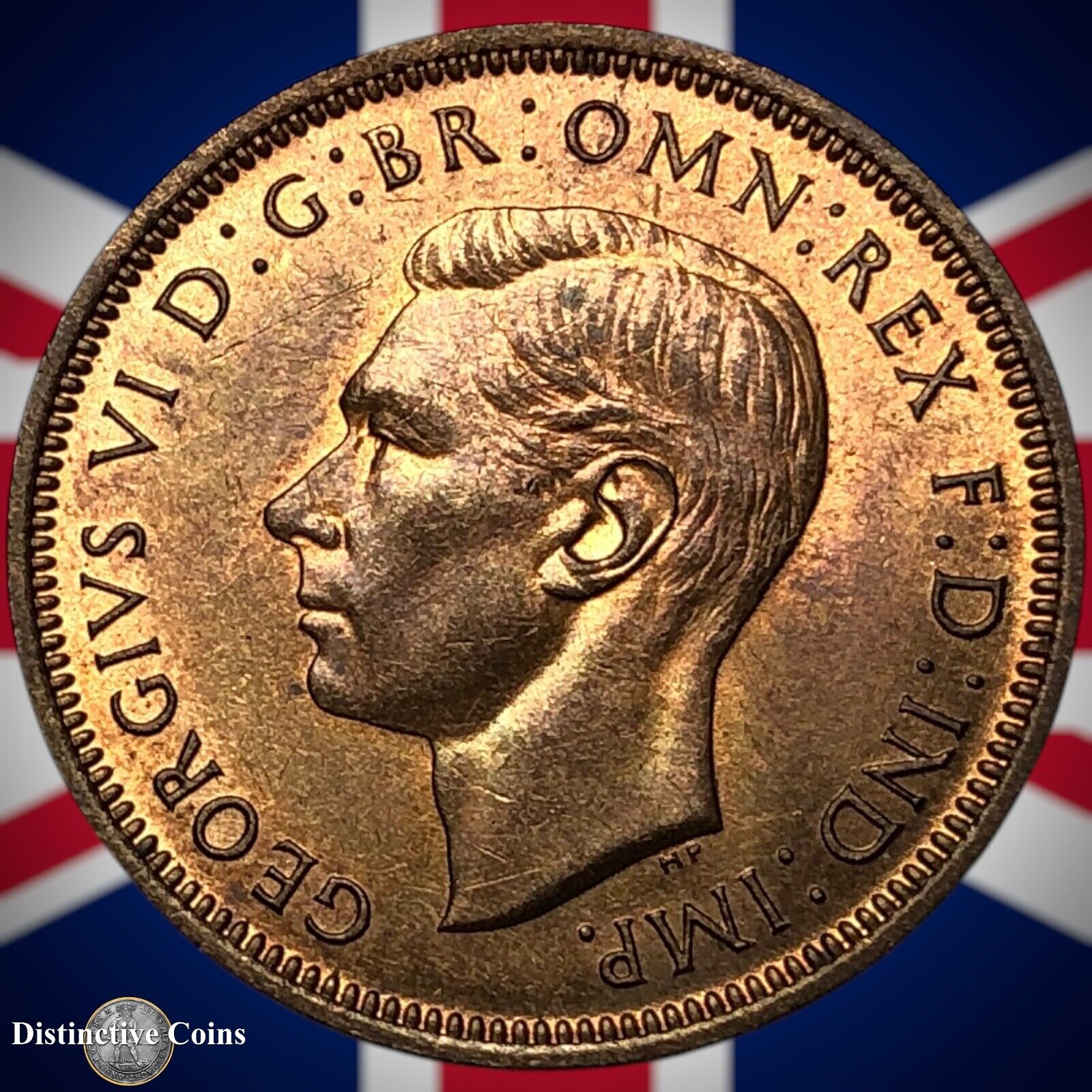 Great Britain 1937 Half Penny 1/2d GB6000