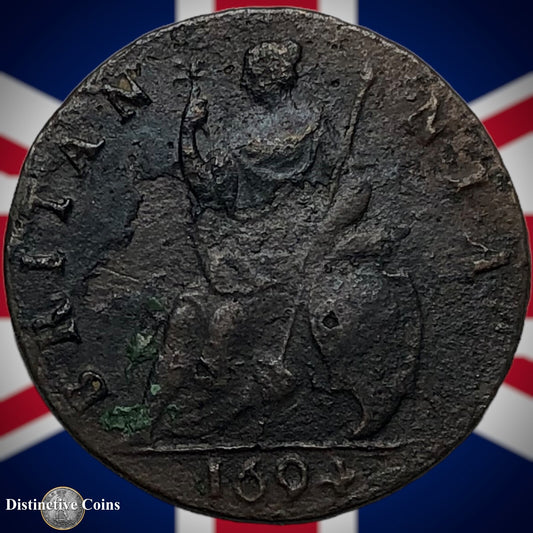 Great Britain 1694 Farthing 1/4d GB3155