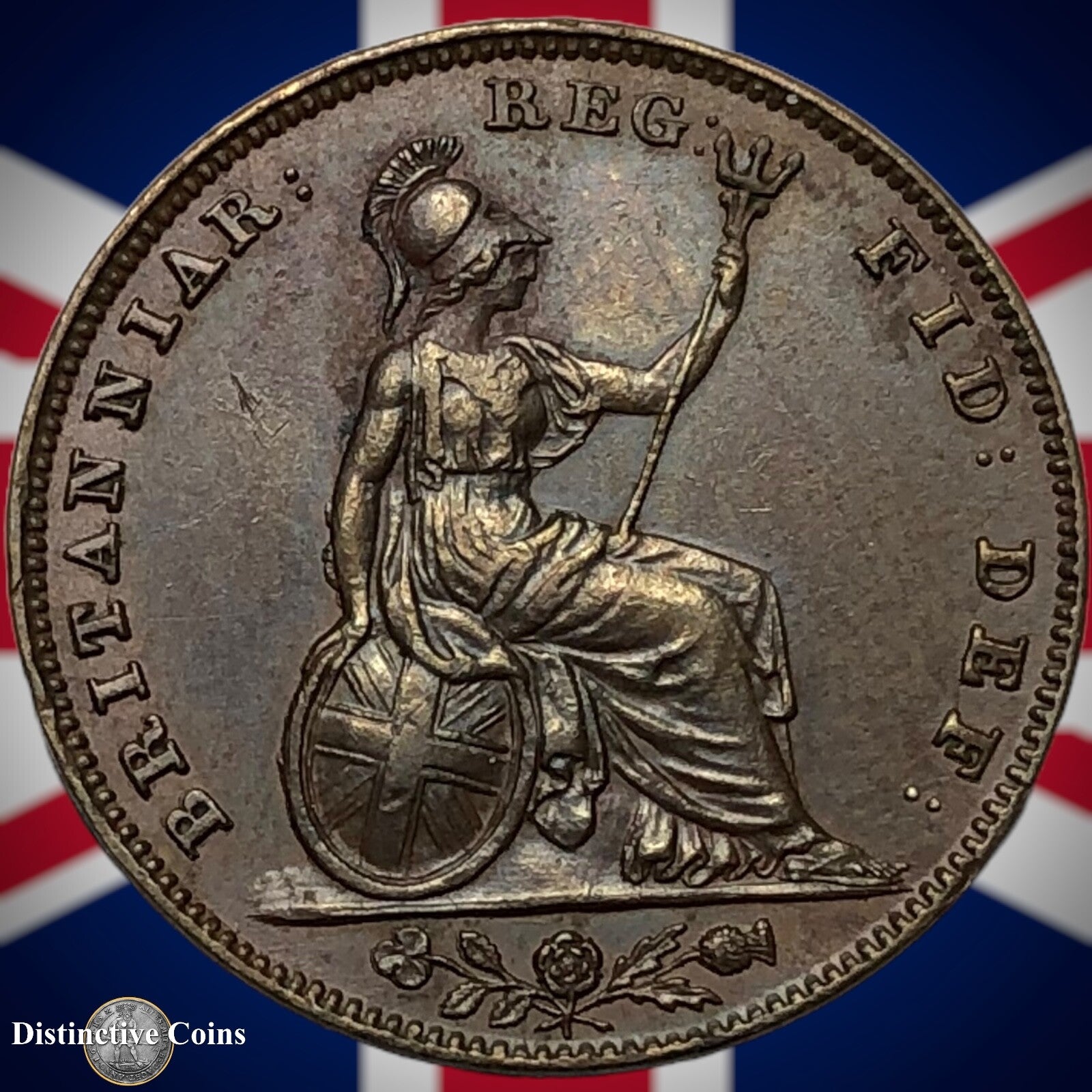 Great Britain 1841 Farthing 1/4d GB3406