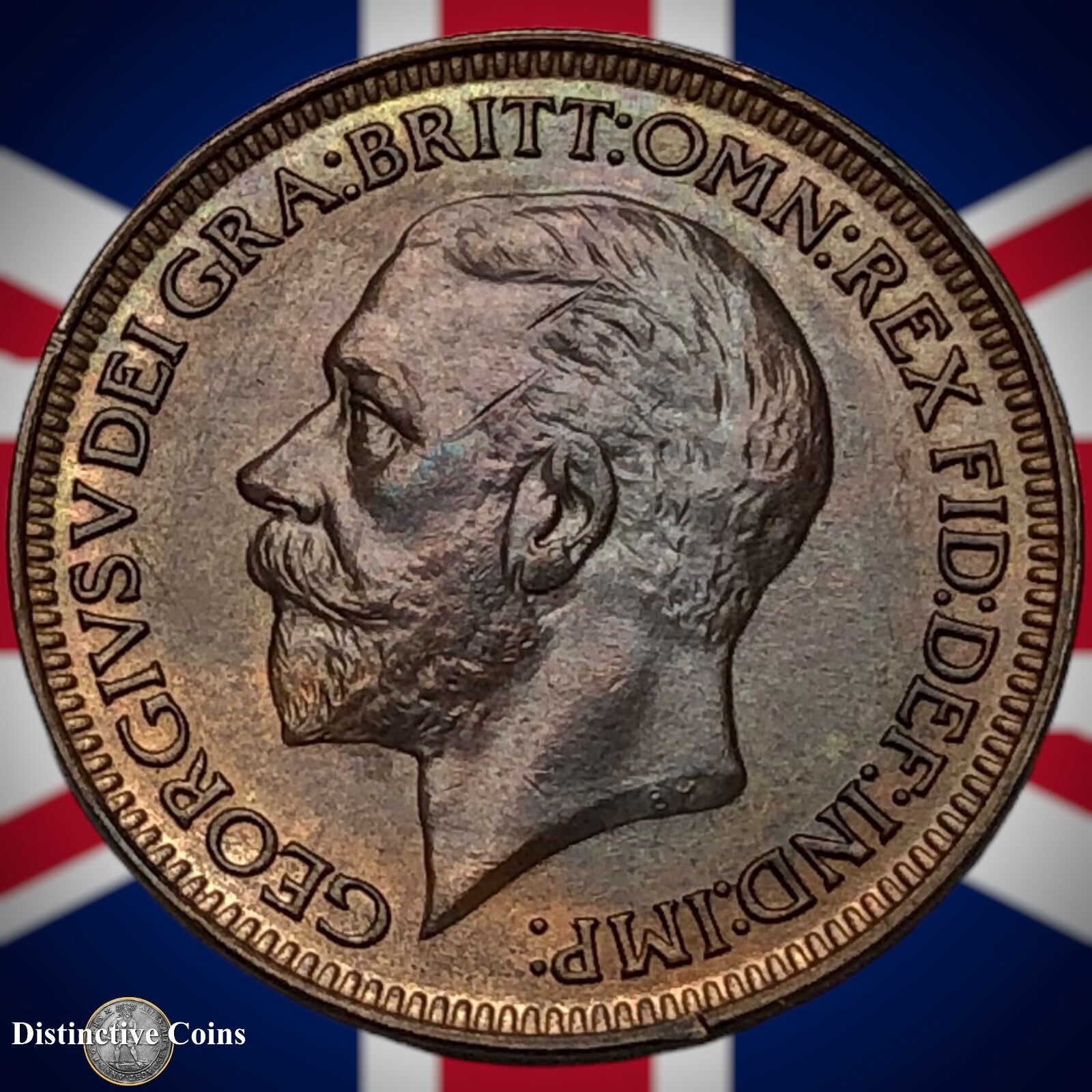 Great Britain 1927 Farthing 1/4d GB4854