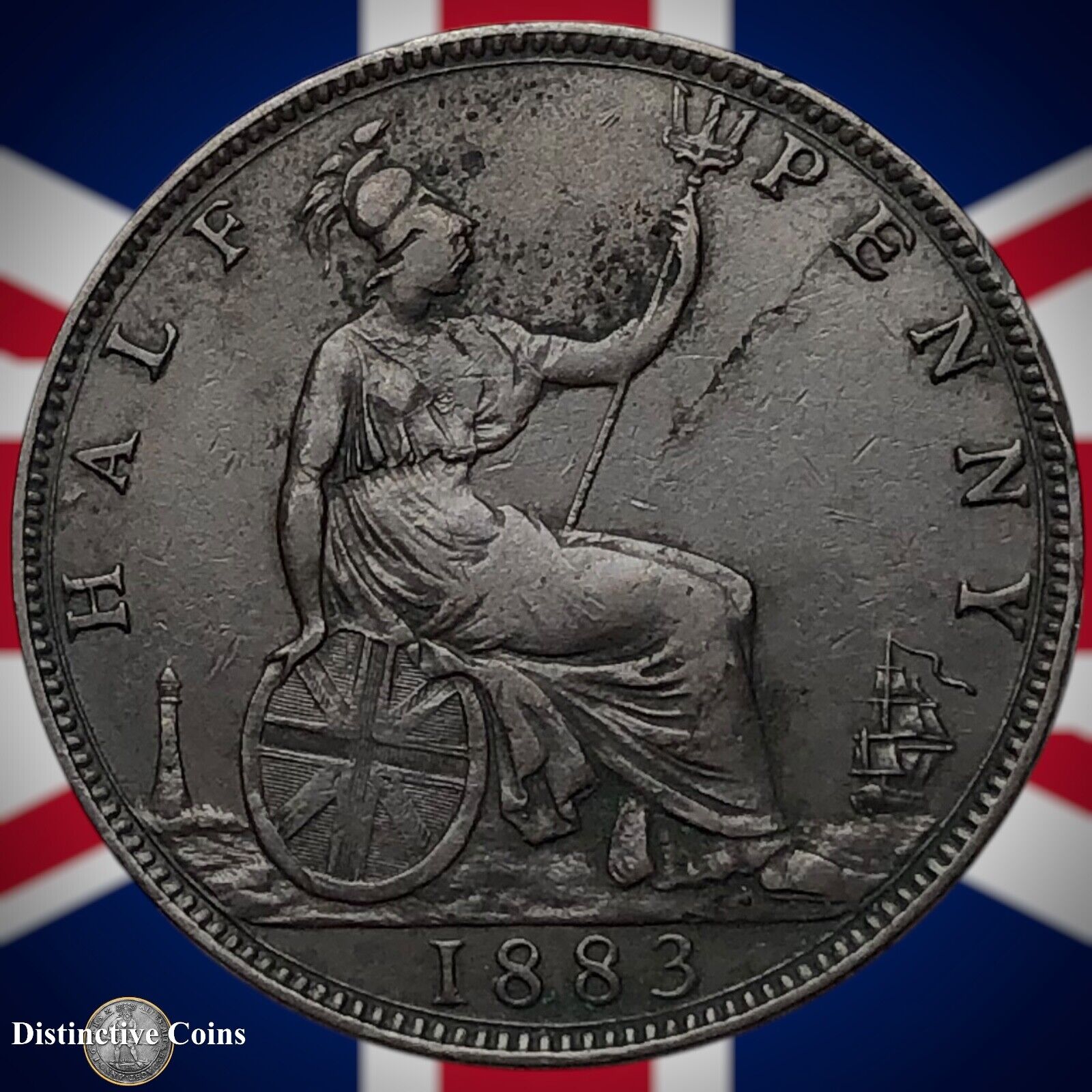 Great Britain 1883 Half Penny 1/2d GB5562