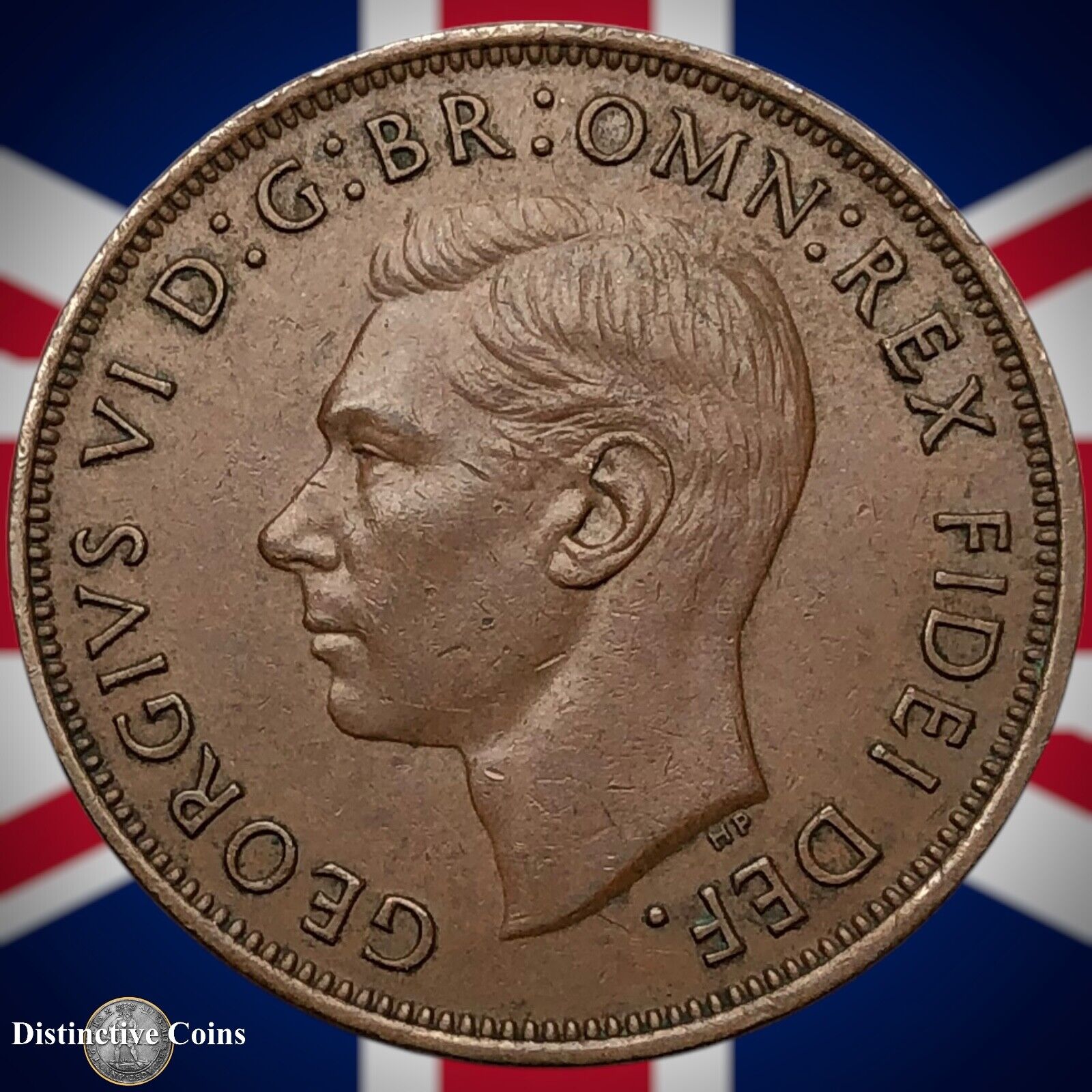 Great Britain 1950 Penny 1d GB7301