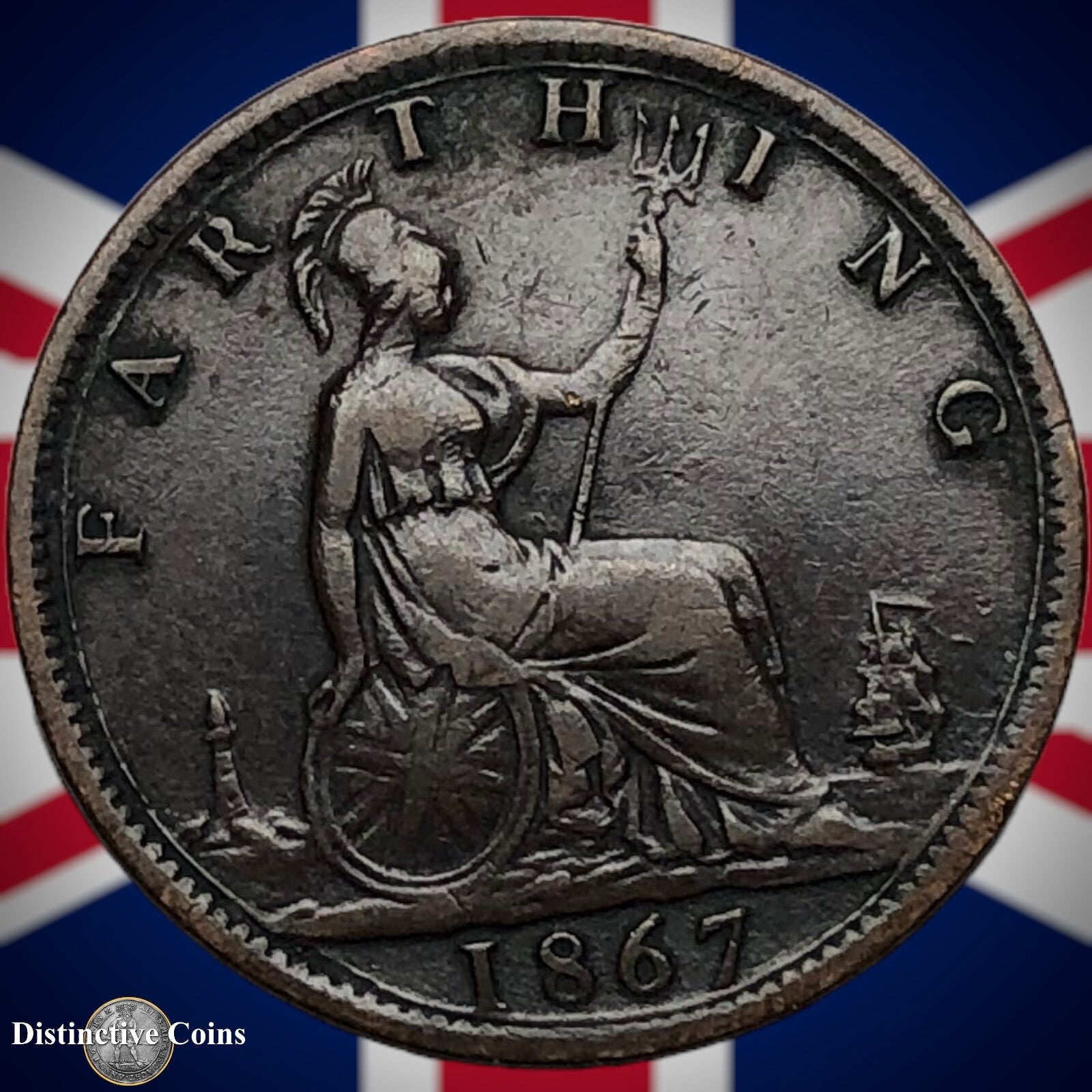 Great Britain 1867 Farthing 1/4d GB3602