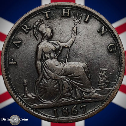 Great Britain 1867 Farthing 1/4d GB3602