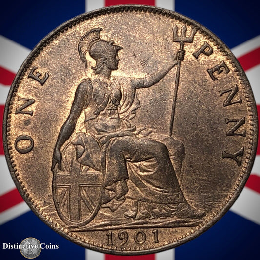 Great Britain 1901 Penny 1d GB6638