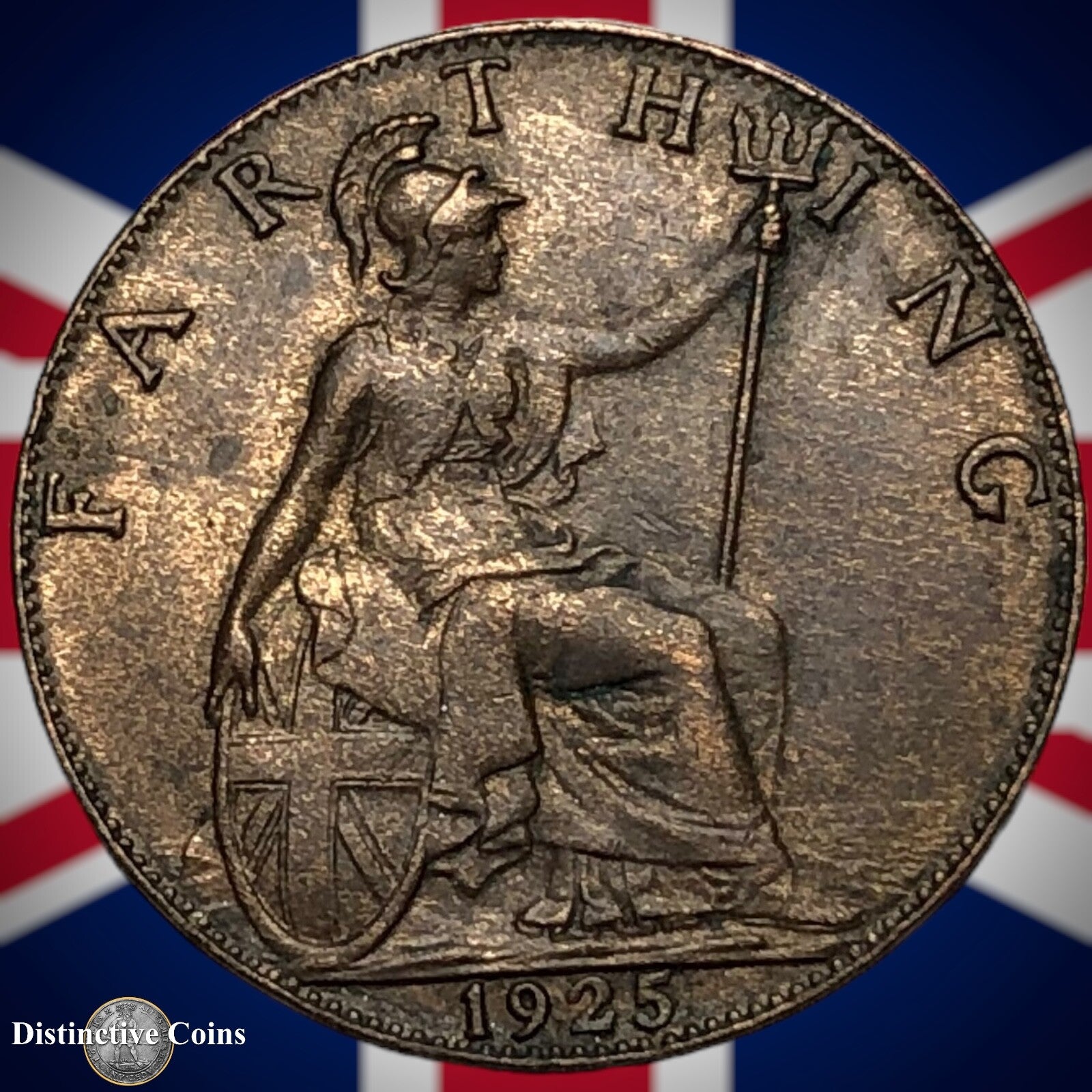 Great Britain 1925 Farthing 1/4d GB4825