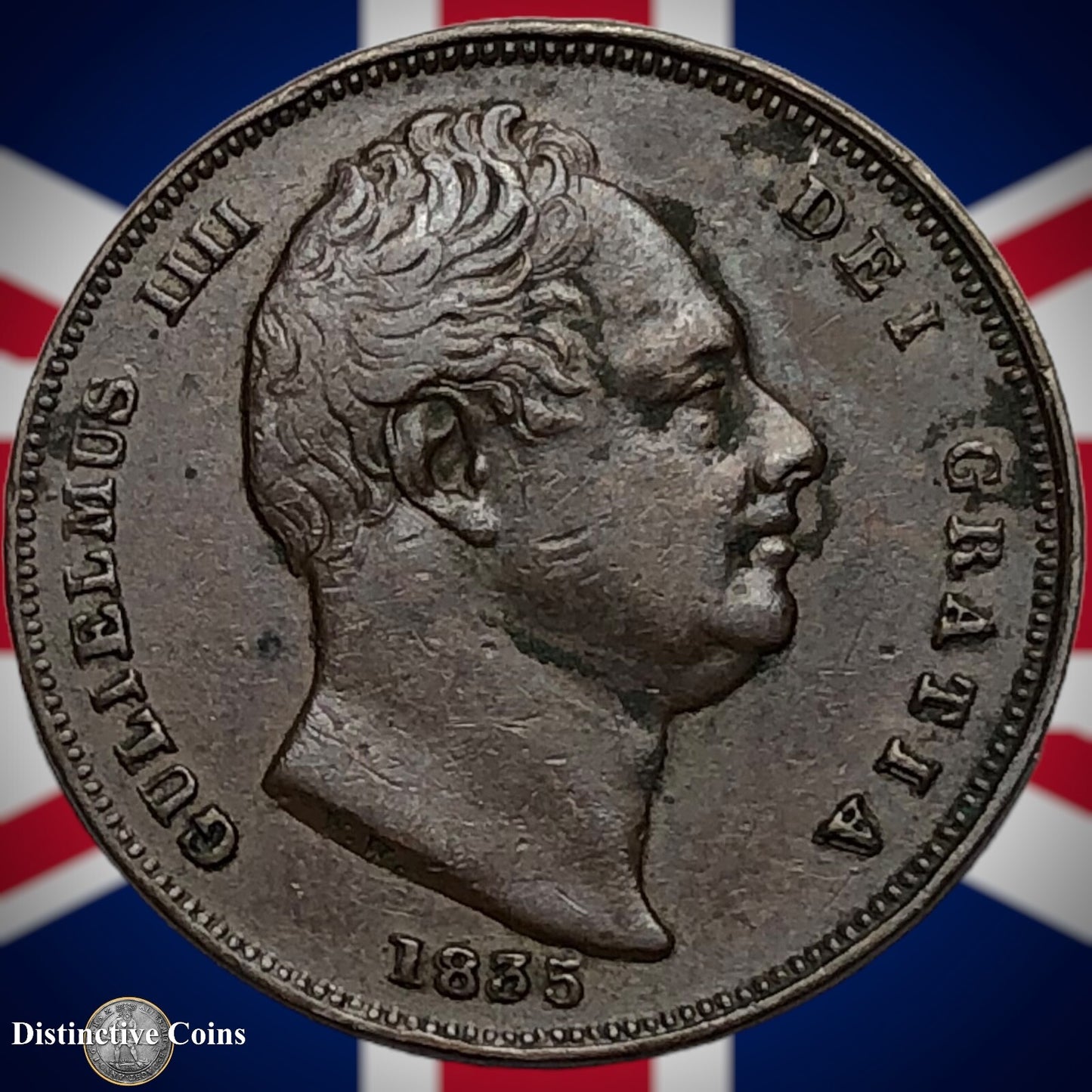 Great Britain 1835 Farthing 1/4d GB3378