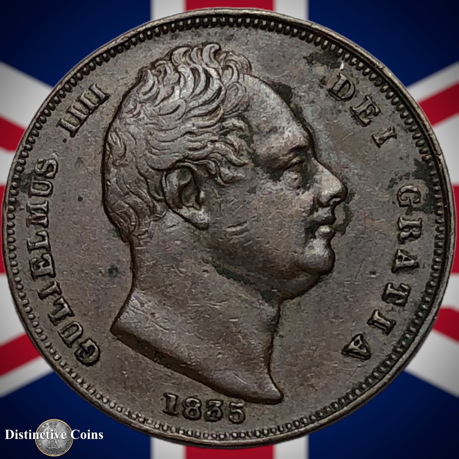 Great Britain 1835 Farthing 1/4d GB3378