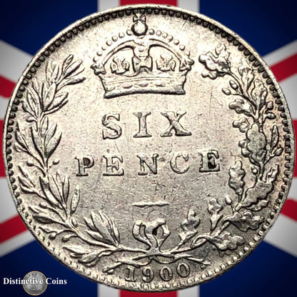 Great Britain 1900 Six Pence GB1475