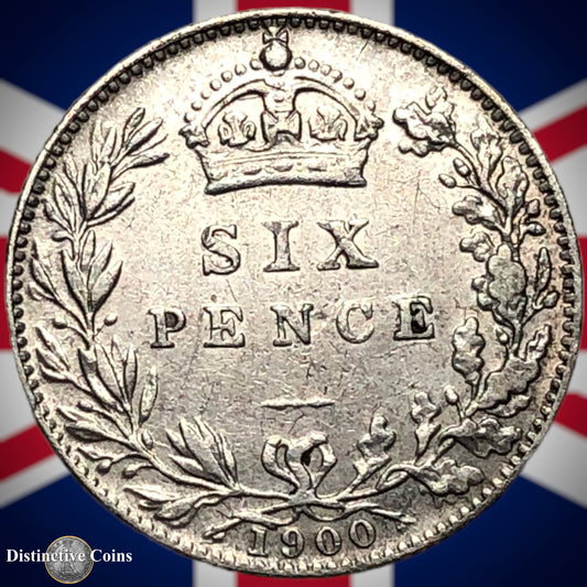 Great Britain 1900 Six Pence GB1475