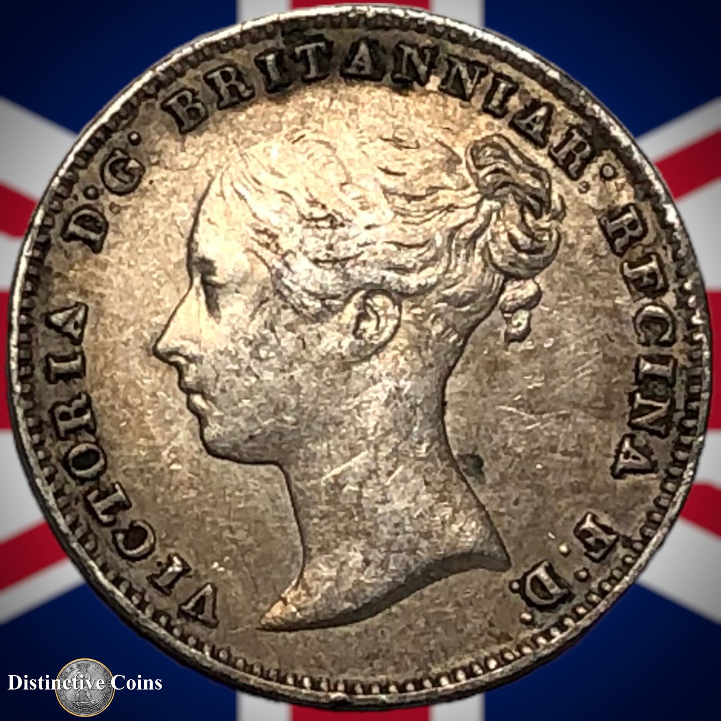 Great Britain 1845 Three Pence GB1820