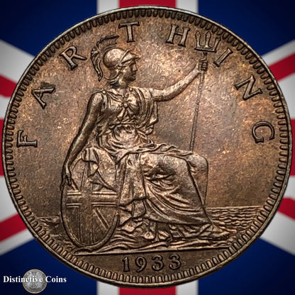 Great Britain 1933 Farthing 1/4d GB4942