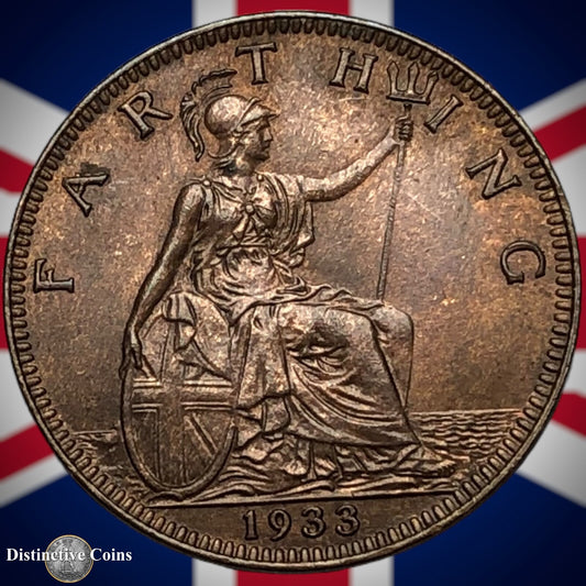 Great Britain 1933 Farthing 1/4d GB4942