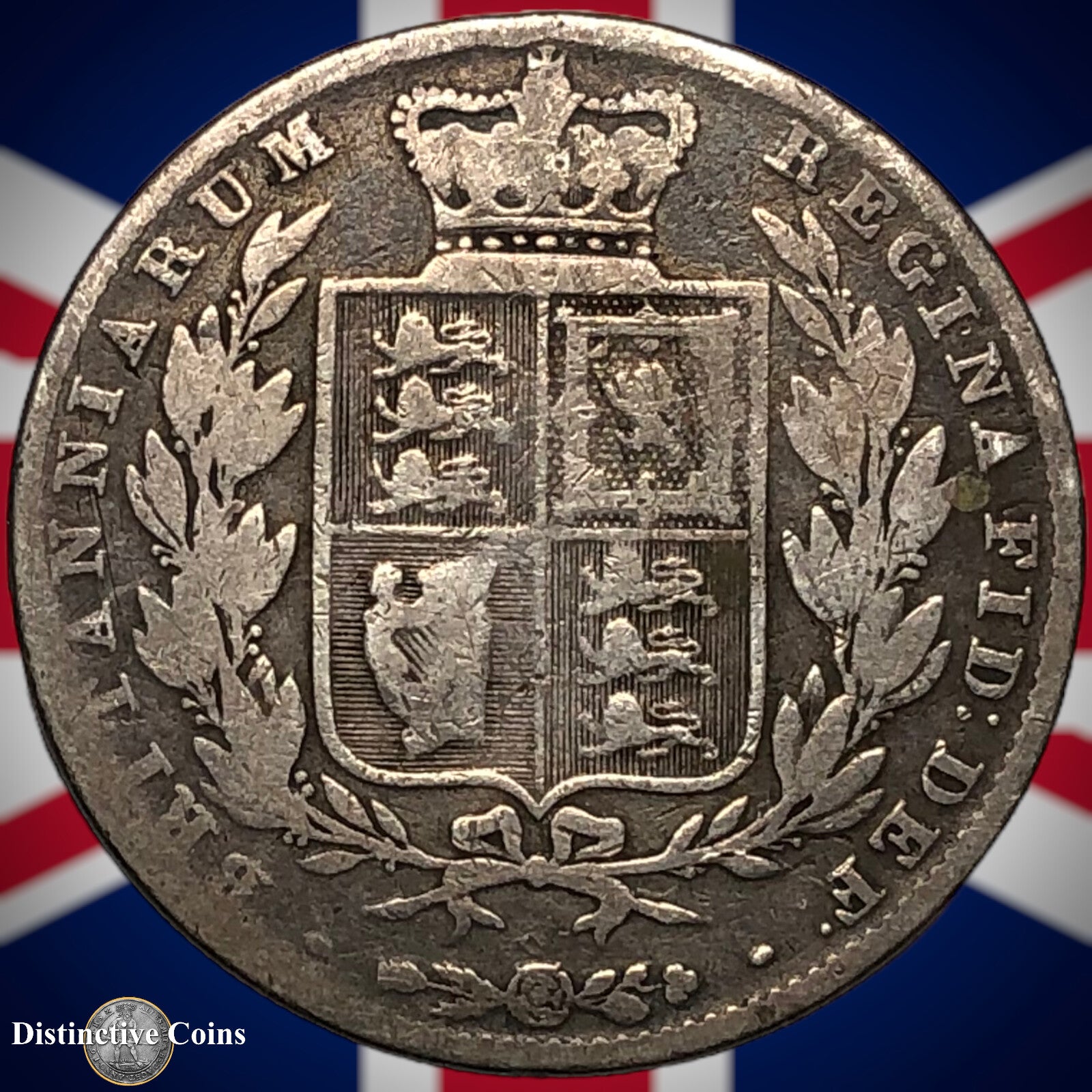 Great Britain 1845 Half Crown GB1173