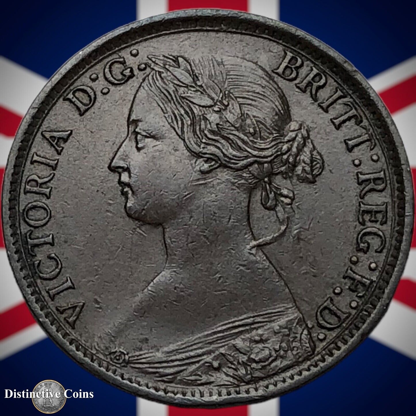 Great Britain 1860 Farthing 1/4d GB3480