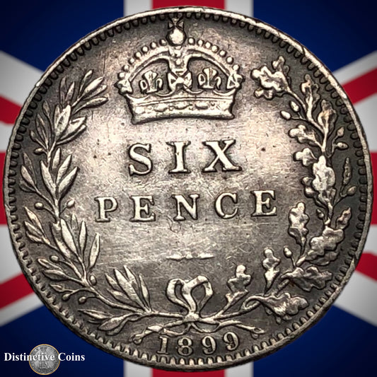 Great Britain 1899 Six Pence GB2806