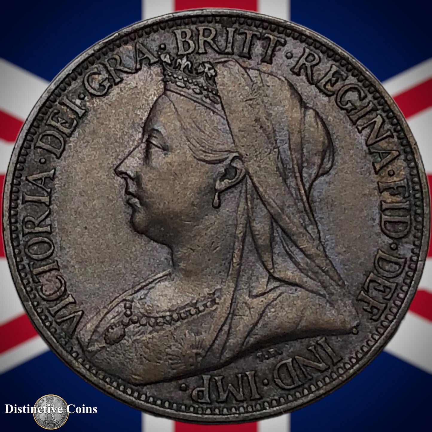 Great Britain 1901 Farthing 1/4d GB4492