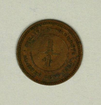 Straits Settlements 1/4 Cent  1899    A879