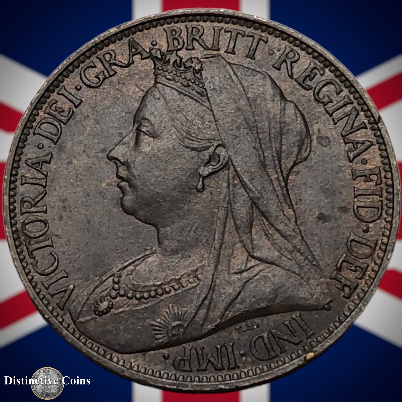 Great Britain 1895 Farthing 1/4d GB4421