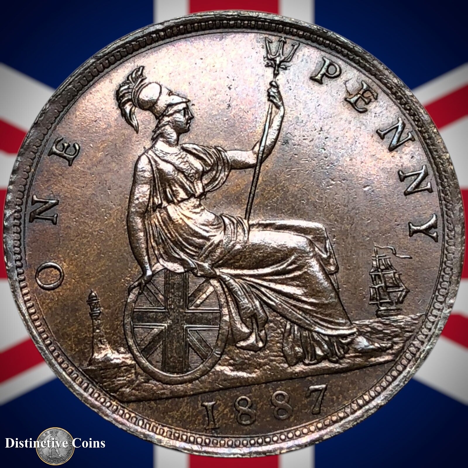 Great Britain 1887 Penny 1d GB6475