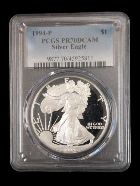 US 1994 P Silver Eagle Proof PCGS PR70DCAM  U600