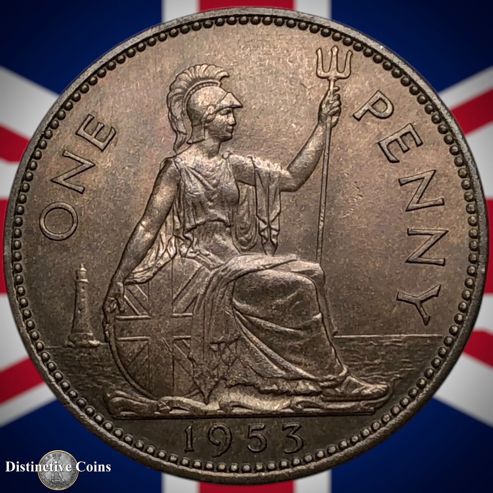 Great Britain 1953 Penny 1d GB7354