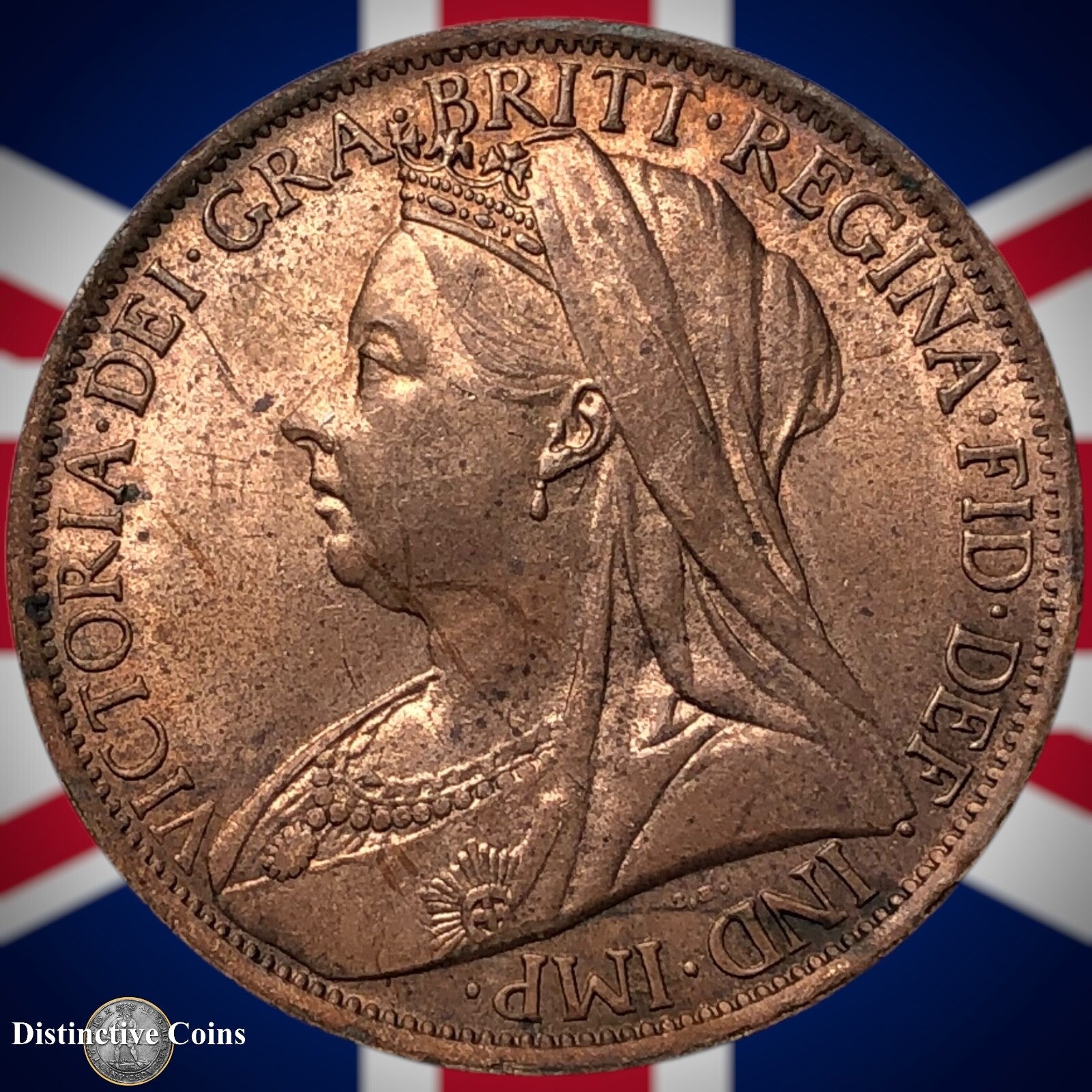 Great Britain 1901 Penny 1d GB6646