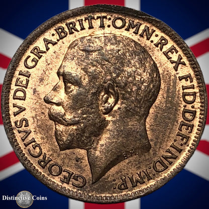 Great Britain 1919 Farthing 1/4d GB4723