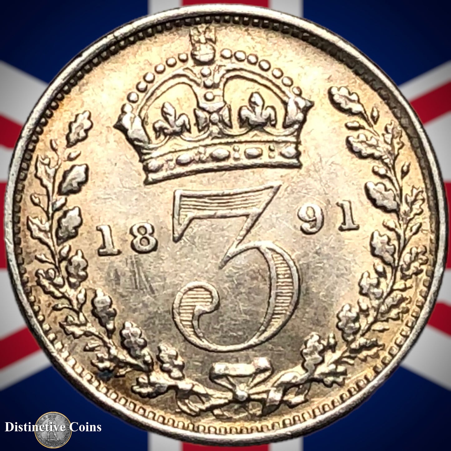 Great Britain 1891 Three Pence GB1993