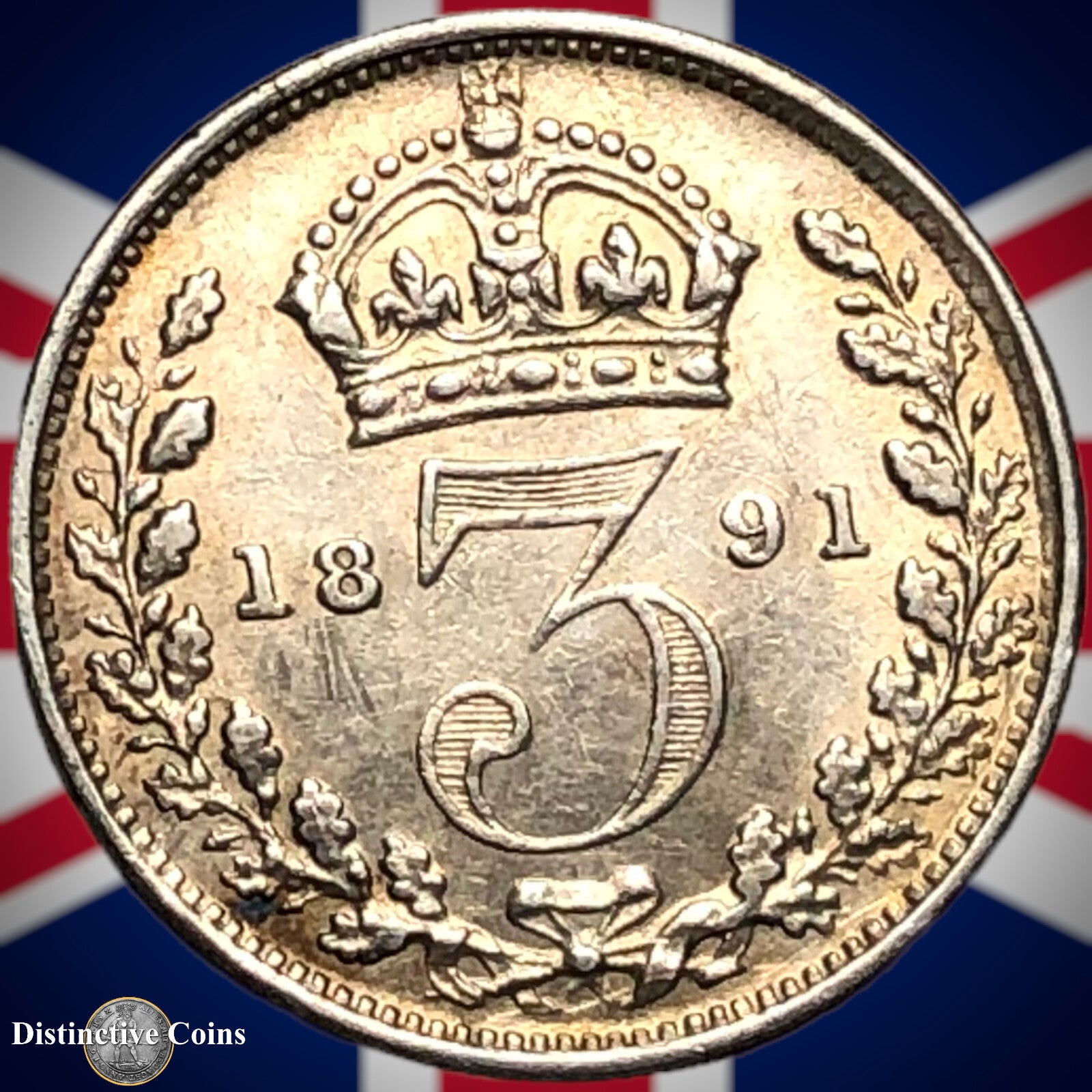 Great Britain 1891 Three Pence GB1993