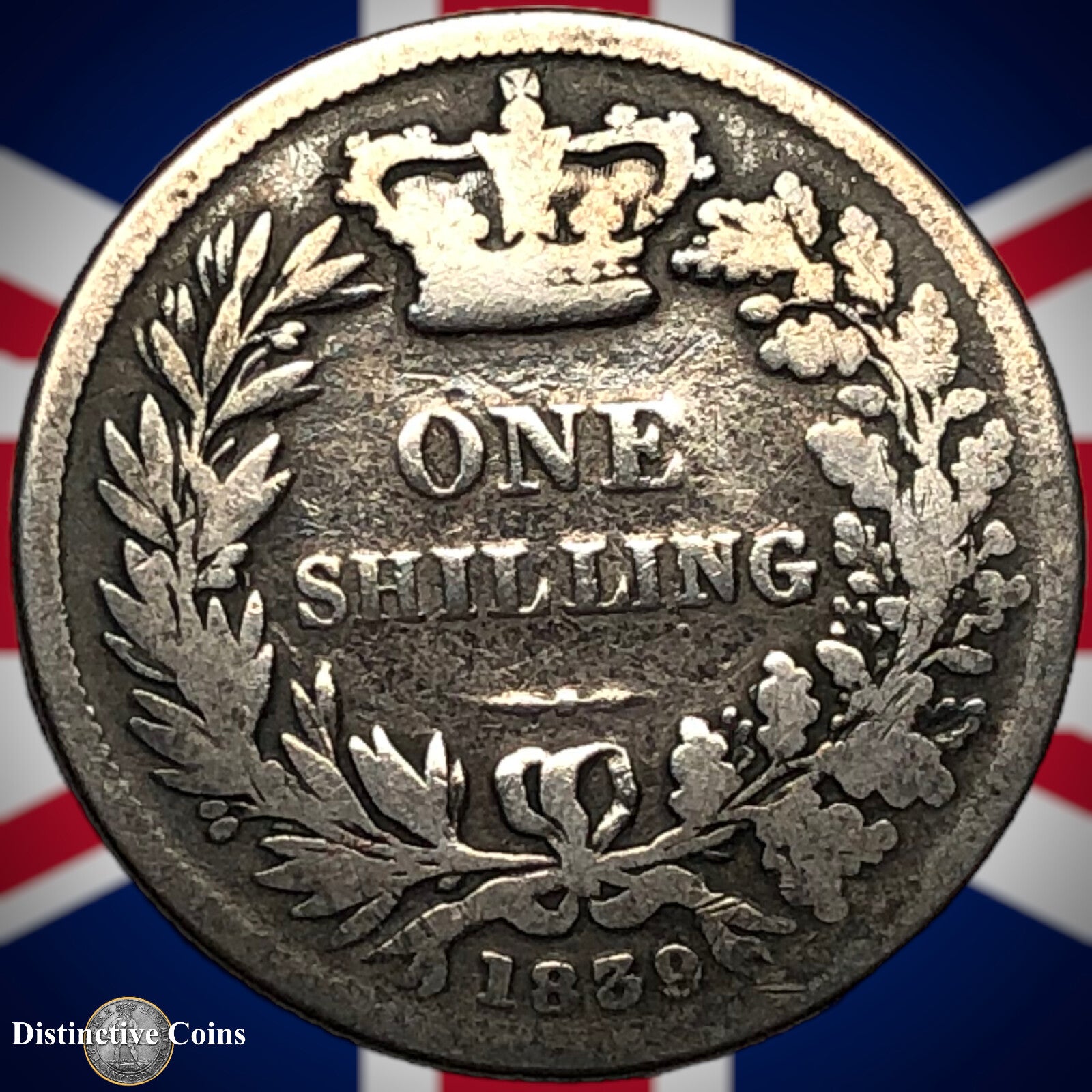 Great Britain 1839 British One Shilling GB0139