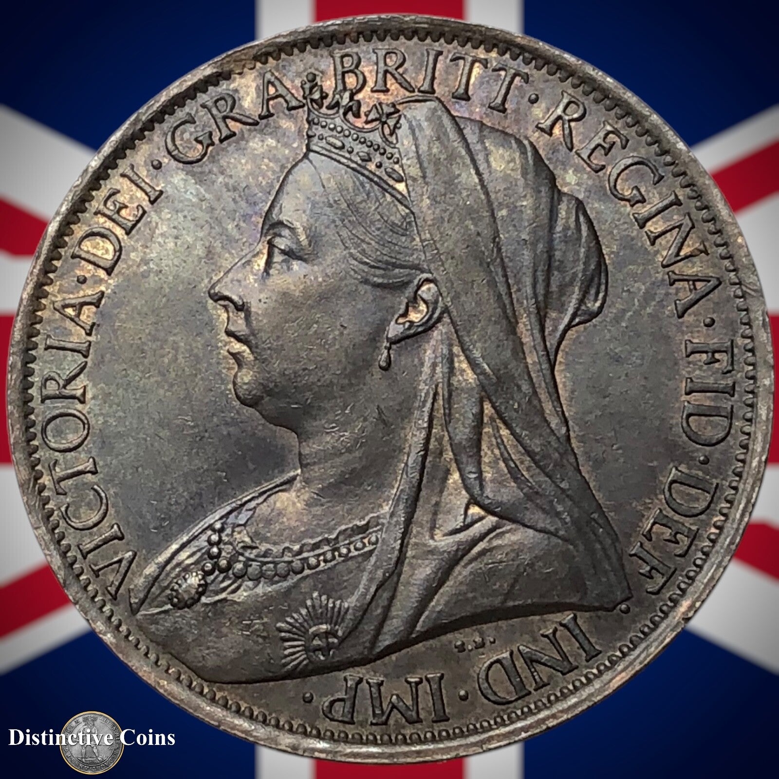 Great Britain 1901 Penny 1d GB6640