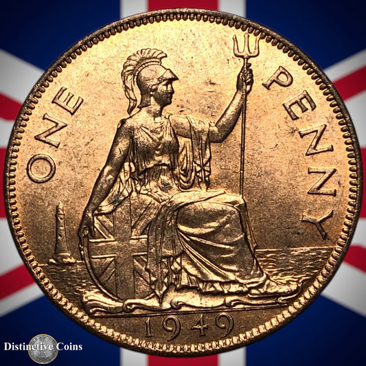 Great Britain 1949 Penny 1d GB7296