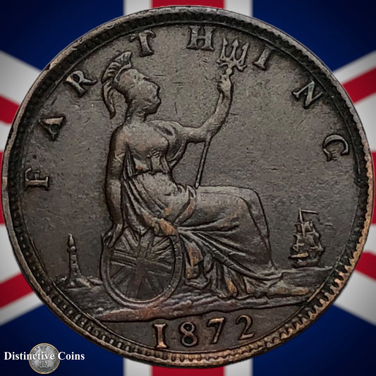 Great Britain 1872 Farthing 1/4d GB3661