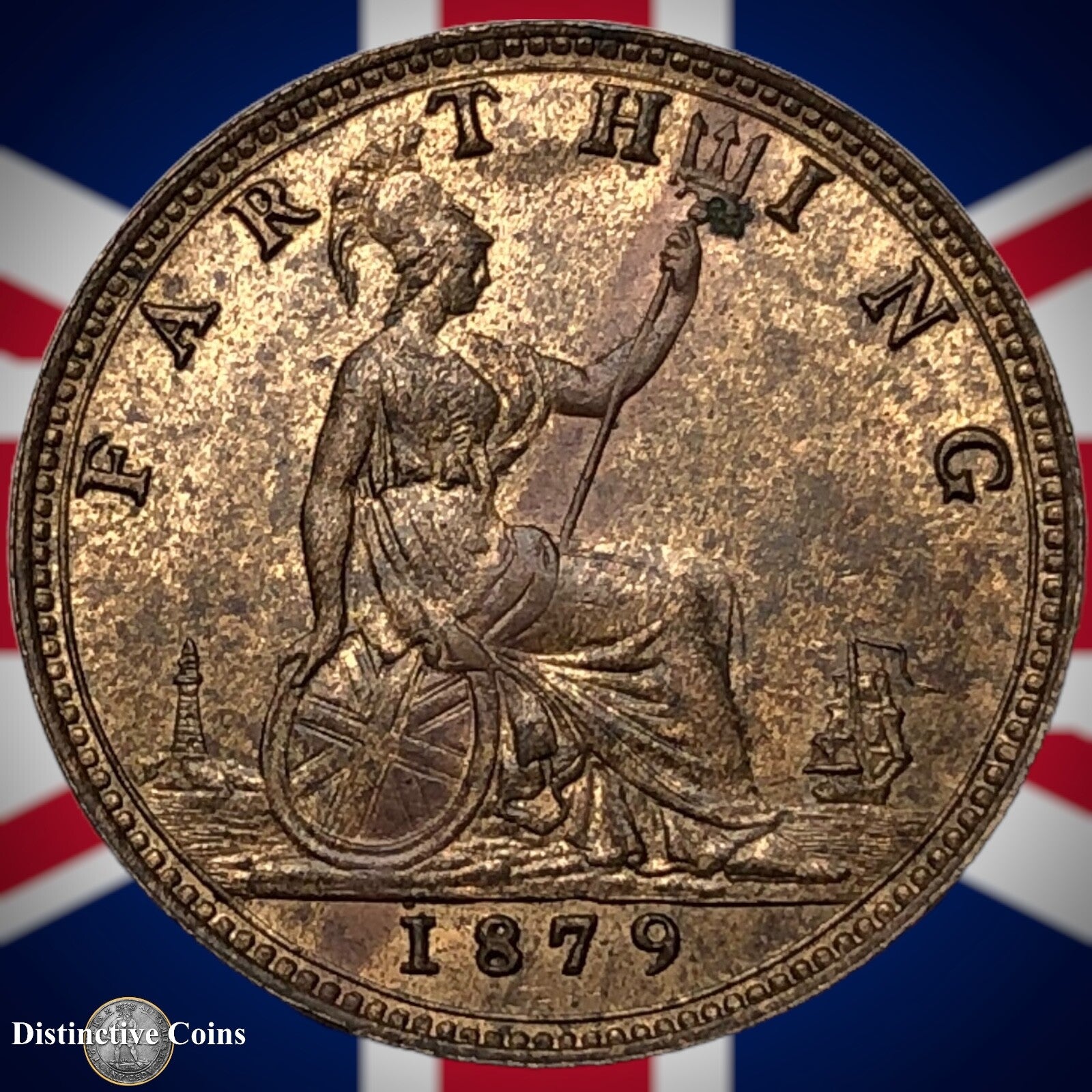 Great Britain 1879 Farthing 1/4d GB3827