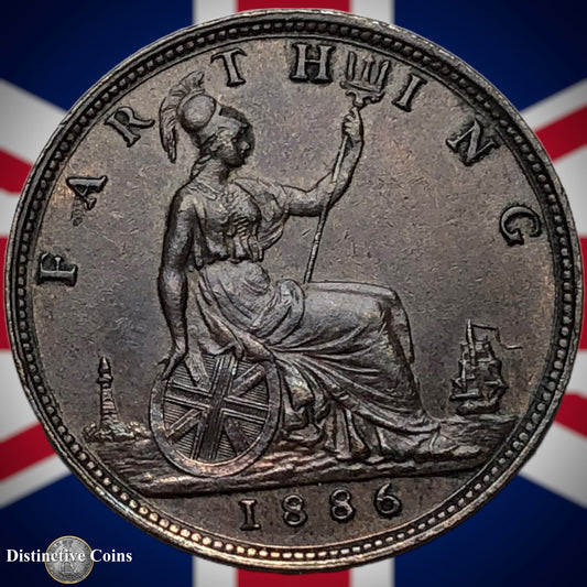 Great Britain 1886 Farthing 1/4d GB4229