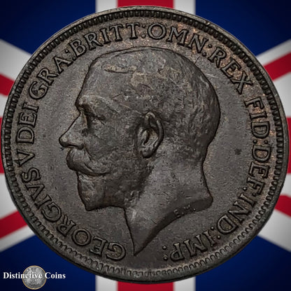 Great Britain 1923 Farthing 1/4d GB4775