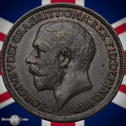 Great Britain 1923 Farthing 1/4d GB4775