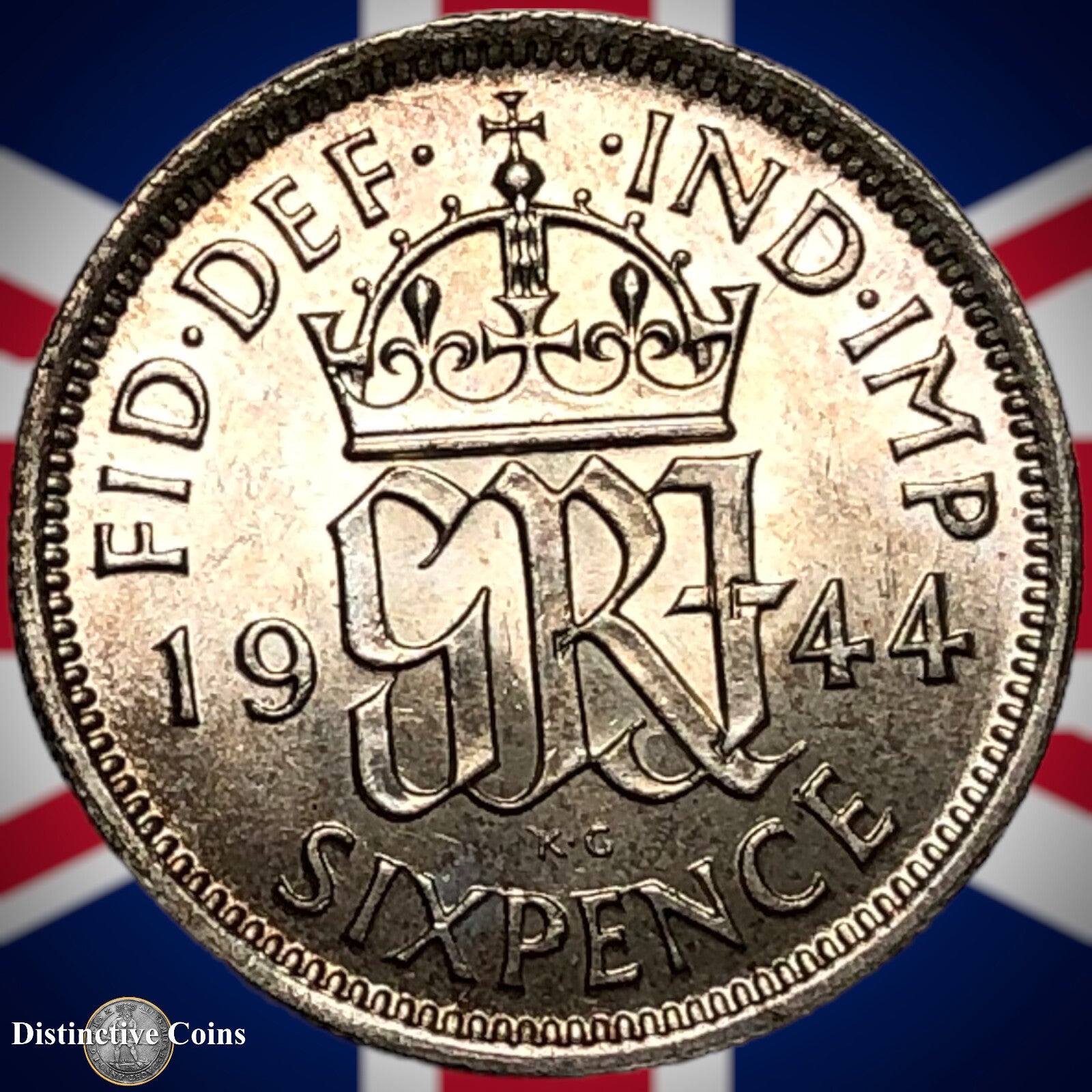 Great Britain 1944 Six Pence GB1756