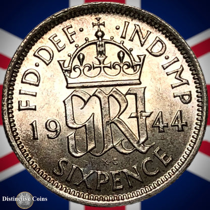Great Britain 1944 Six Pence GB1756