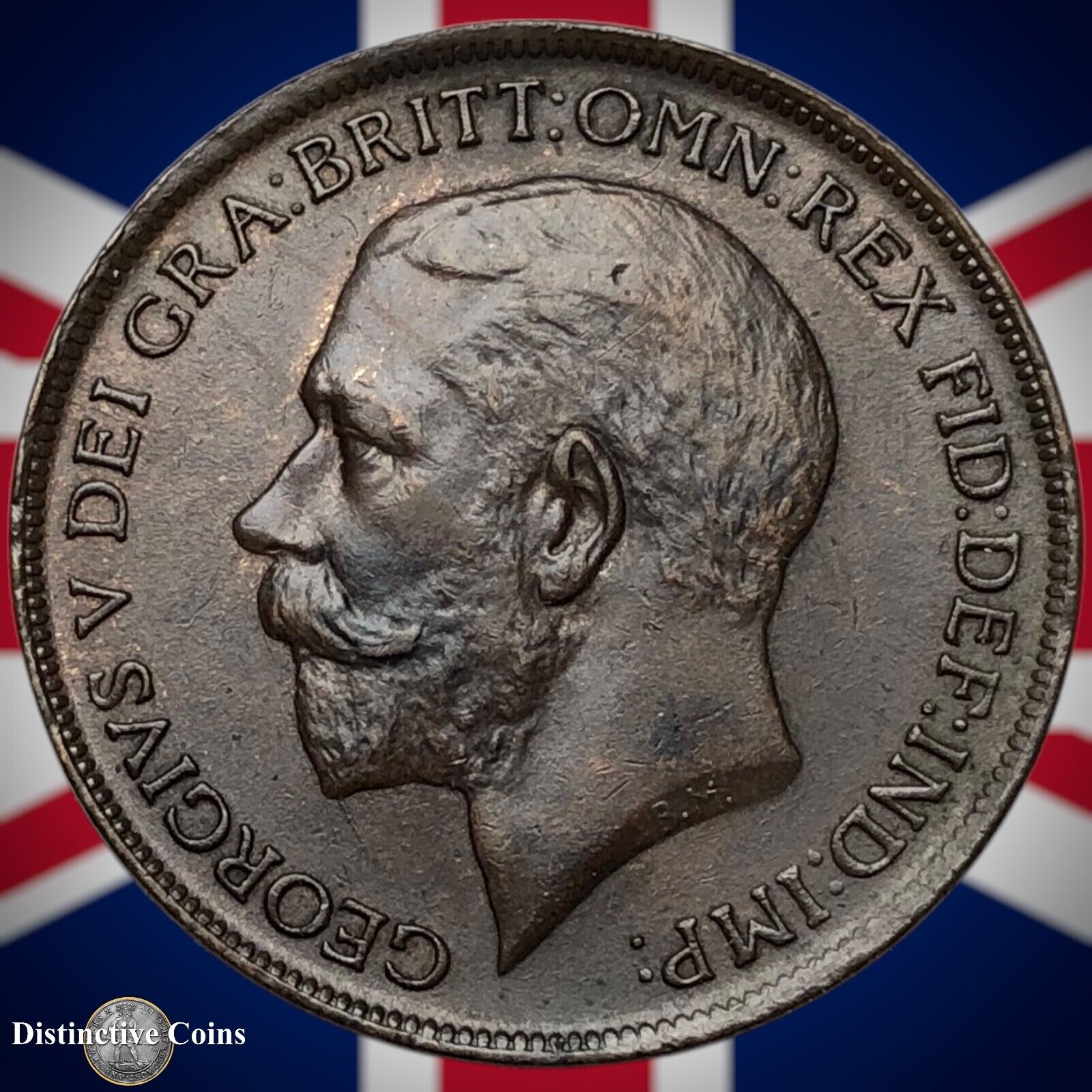 Great Britain 1911 Penny 1d GB6743