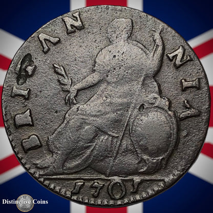 Great Britain 1701 Half Penny 1/2d GB5020