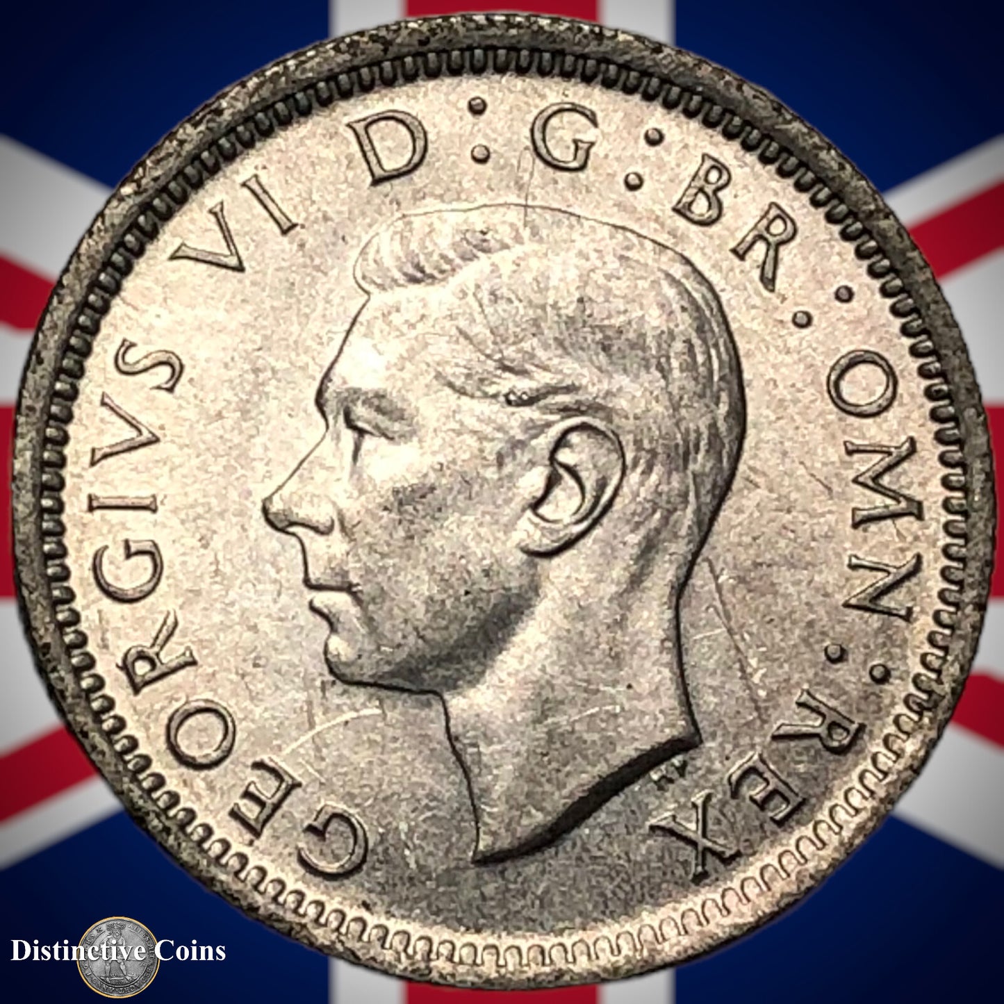 Great Britain 1944 Six Pence GB1744