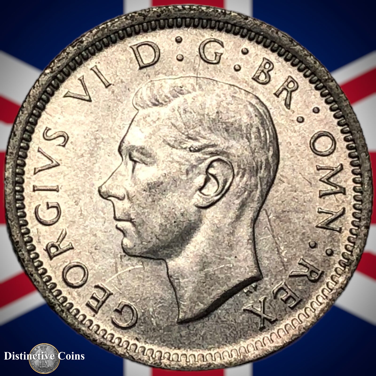 Great Britain 1944 Six Pence GB1744