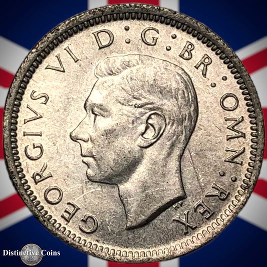 Great Britain 1944 Six Pence GB1744