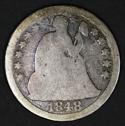 US 1848 P Seated Liberty Dime  A3241