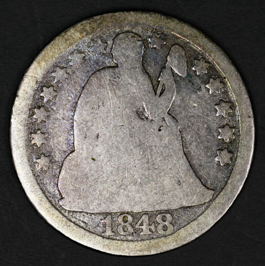 US 1848 P Seated Liberty Dime  A3241