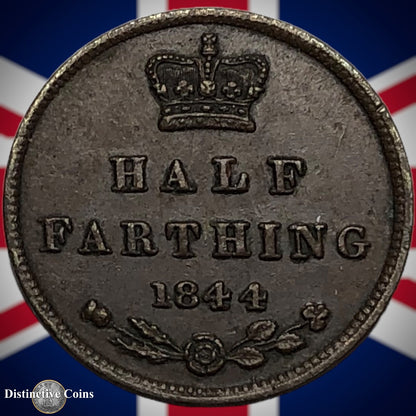 Great Britain 1844 Half Farthing 1/2 Penny GB3086
