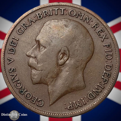 Great Britain 1918 KN Penny 1d GB6884